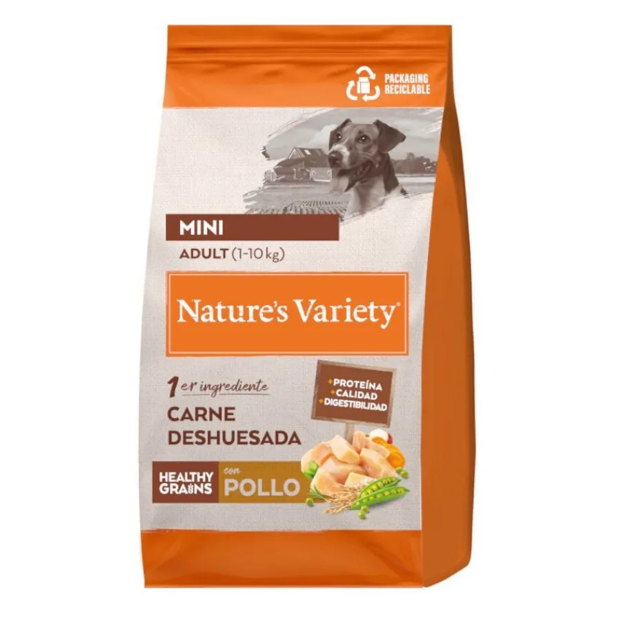 Nature's Variety Healthy Grains Adult Mini Pollo pienso para perros Hot