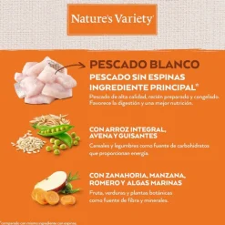 Nature's Variety Healthy Grains Adult Mini Pescado Blanco pienso para perros
