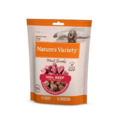 Nature's Variety Meat Chunks Buey liofilizado para perros Sale