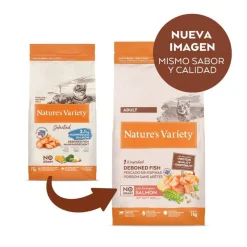 Nature's Variety No Grain Adult Salmón Noruego pienso para gatos Sale