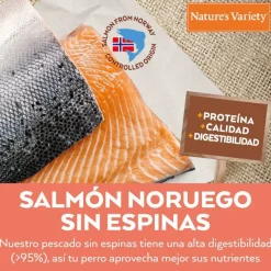 Nature's Variety No Grain Adult Medium Maxi Salmón pienso para perros