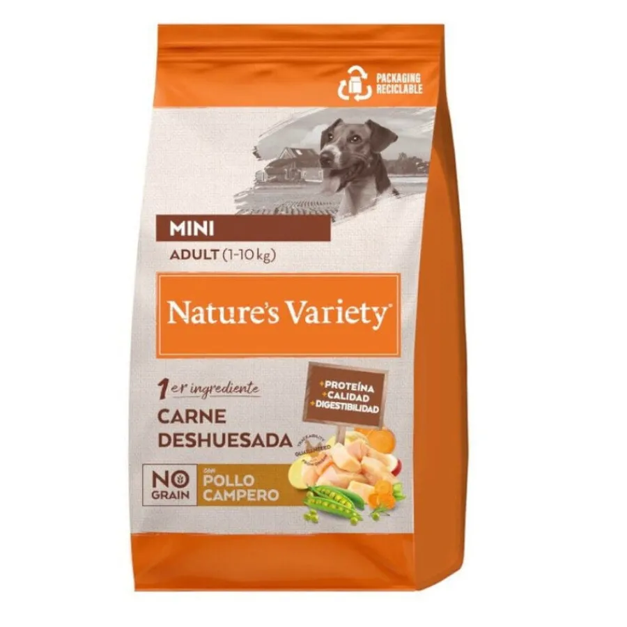 Nature's Variety No Grain Adult Mini Pollo pienso para perros Outlet