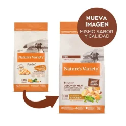 Nature's Variety No Grain Adult Mini Pollo pienso para perros Outlet