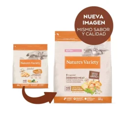 Nature's Variety No Grain Kitten Pollo pienso para gatos