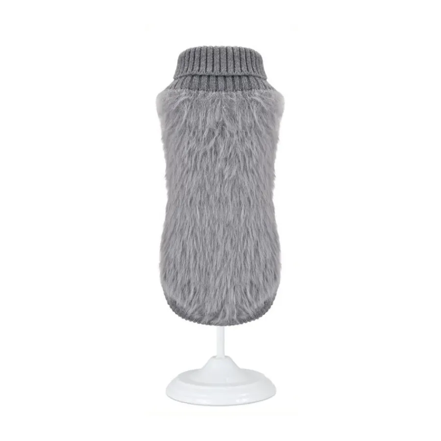 Nayeco Punto Glam Jersey Gris para perros Discount