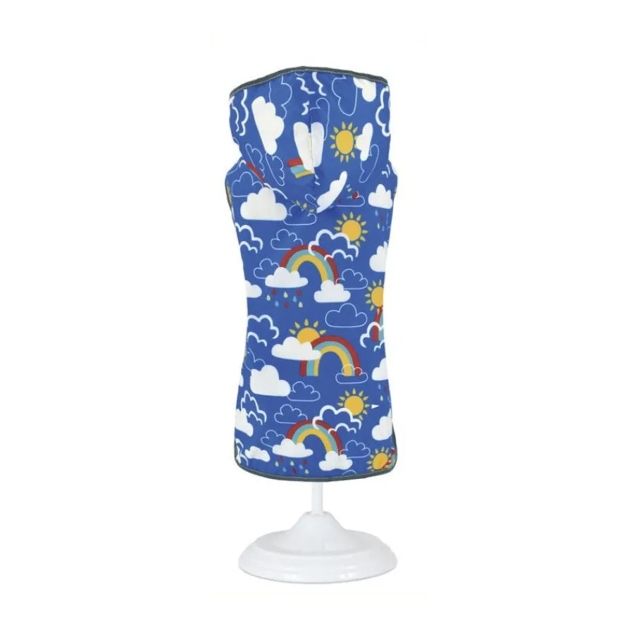 Nayeco Rainbow Impermeable Reversible con Capucha para perros New