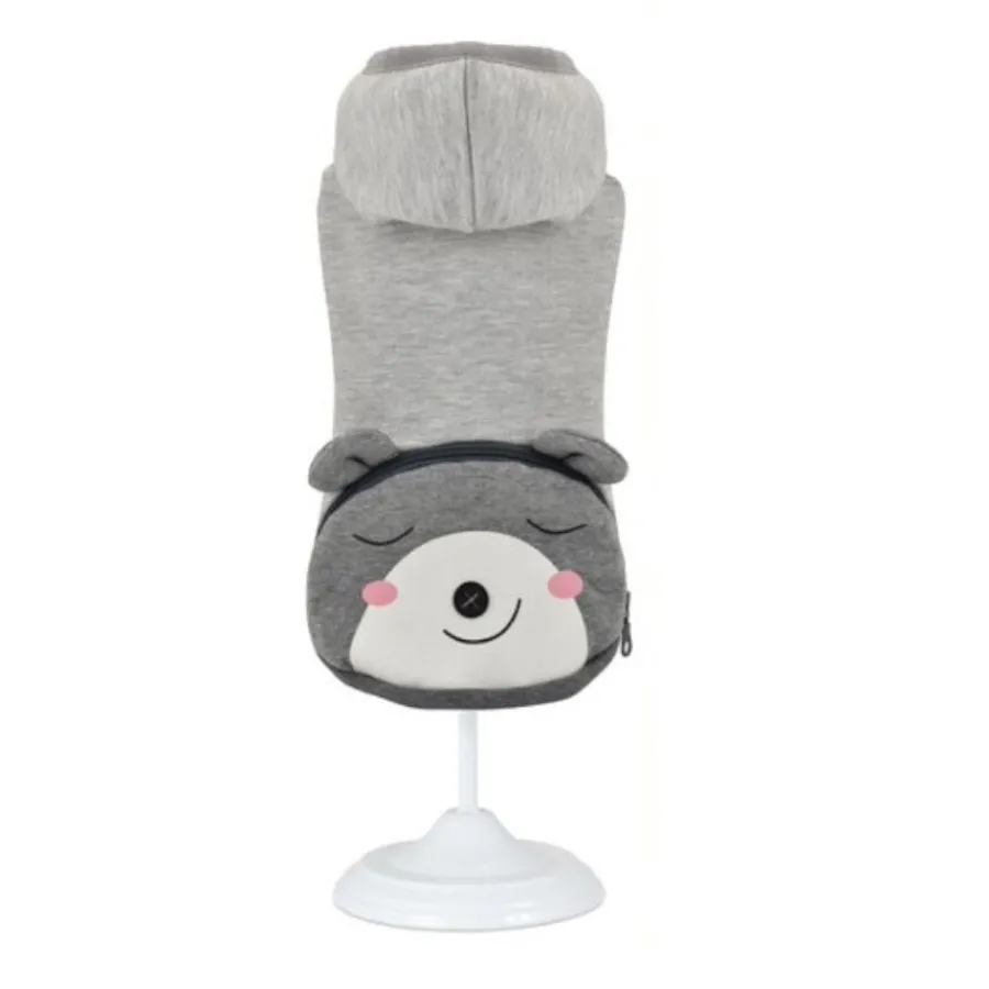 Nayeco Sudadera con Capucha y Osito Portabolsas para perros Discount