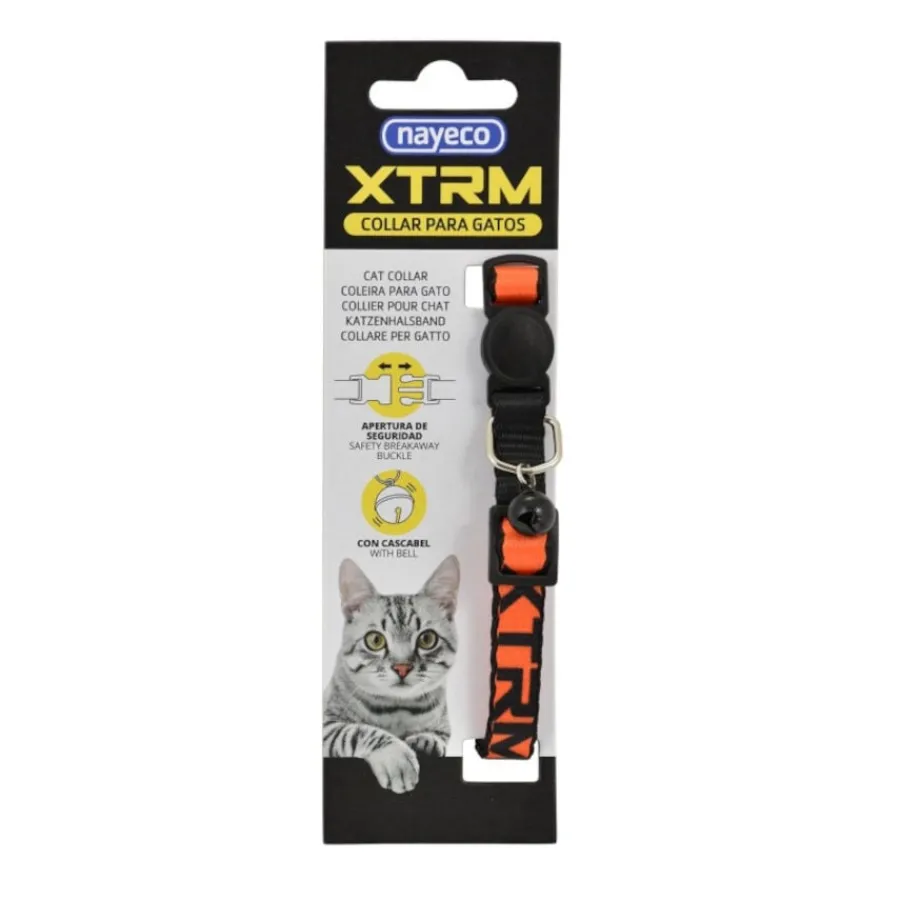 Nayeco X-Trm Neon Flash Naranja collar para gatos Hot