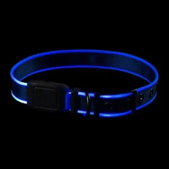Nite Ize NiteDog Collar LED Recargable Azul para perros New