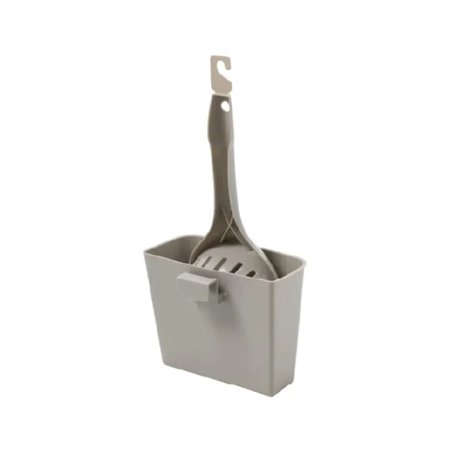Moderna Nova Clean Pala con Caja Gris para perros y gatos