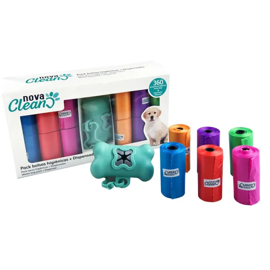 Nova Clean Porta Bolsas + 360 Bolsas Higiénicas para heces de perros Sale