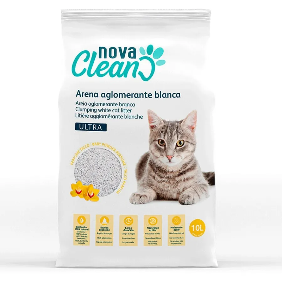 Nova Clean Ultra Arena Aglomerante de Talco para gatos Online