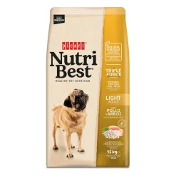 NutriBest Adult Light Pollo y Arroz pienso para perros Online