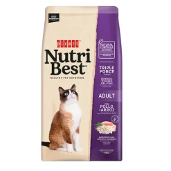 NutriBest Adult Pollo y Arroz pienso para gatos Hot