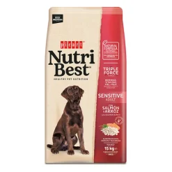 NutriBest Adult Sensitive Salmón y Arroz pienso para perros Best