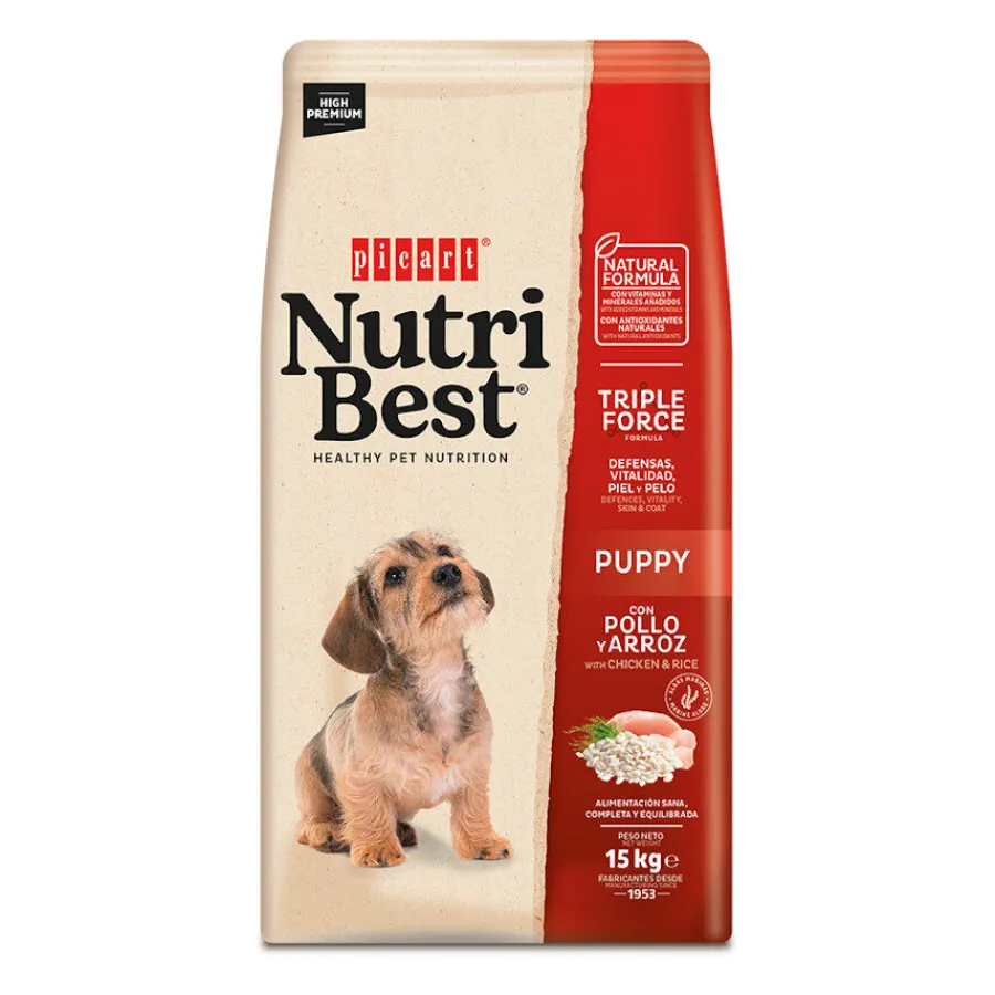 NutriBest Puppy Pollo y Arroz pienso para perros New