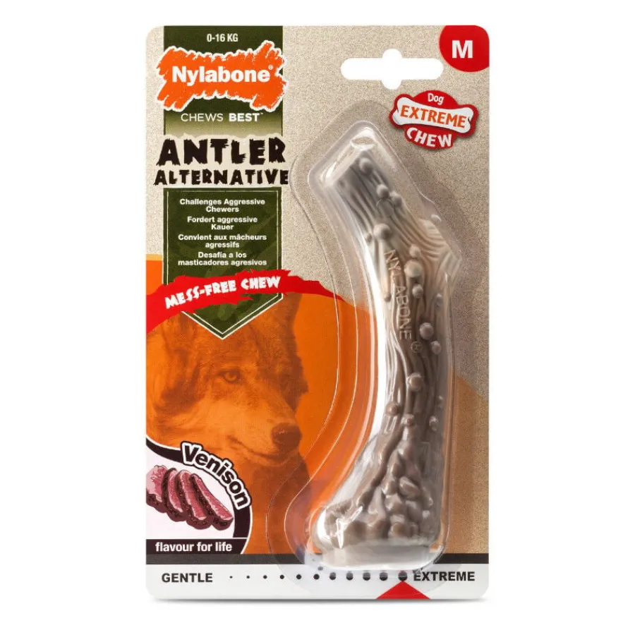 Nylabone Antler Alternative hueso mordedor de nylon para perros Hot