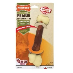 Nylabone Femur Alternative Hueso mordedor de goma para perros New