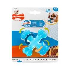 Nylabone Hueso X Mordedor Sabor a Carne para cachorros New