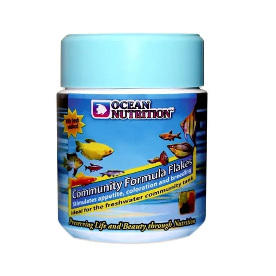 Ocean Nutrition Community Formula Flakes para peces de agua dulce Sale