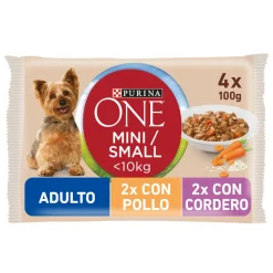 Purina One One Adult Mini Small Pollo y Cordero en Salsa sobre para perros Discount