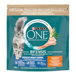 Purina One One Bifensis Esterilizado Control de Peso Pollo pienso para gatos
