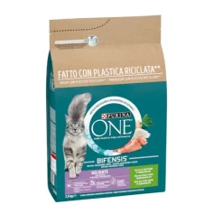 Purina One One Sensitive Bifensis Pavo y Arroz pienso para gatos New