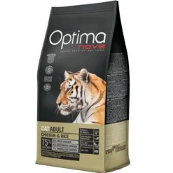 Optimanova Optima Adult Nova Pollo y Arroz pienso para gatos Sale