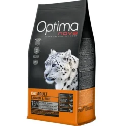 Optimanova Optima Adult Nova Salmón y Arroz pienso para gatos Outlet