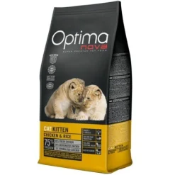 Optimanova Optima Kitten Nova Pollo y Arroz pienso para gatos