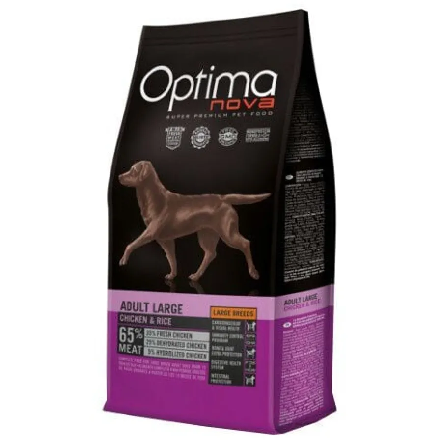Optimanova Optima Nova Adult Large Pollo pienso para perros Outlet