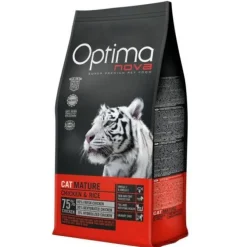 Optimanova Optima Nova Mature Pollo y Arroz para gatos New