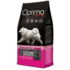Optimanova Optima Nova Puppy Sensitive Salmón pienso para cachorros Best