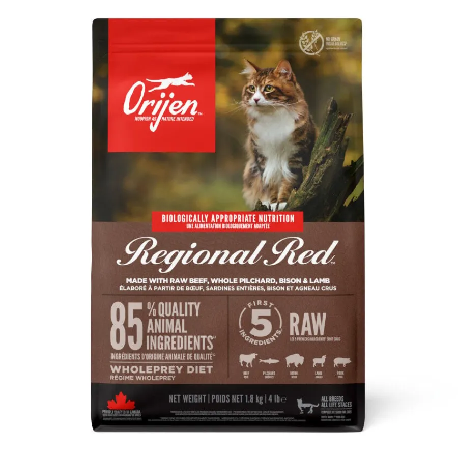 Orijen Regional Red pienso para gatos y gatitos Outlet