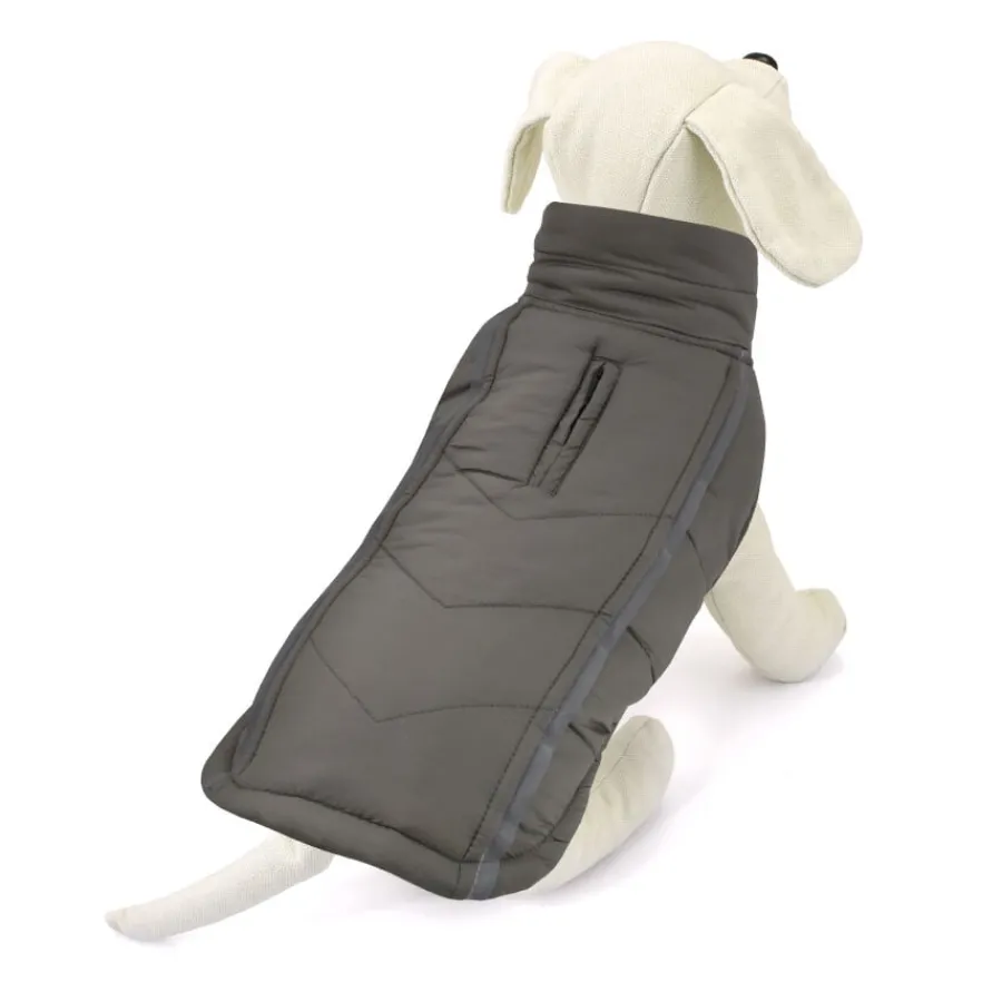 Outech Abrigo Reversible Gris y Amarillo para perros Clearance