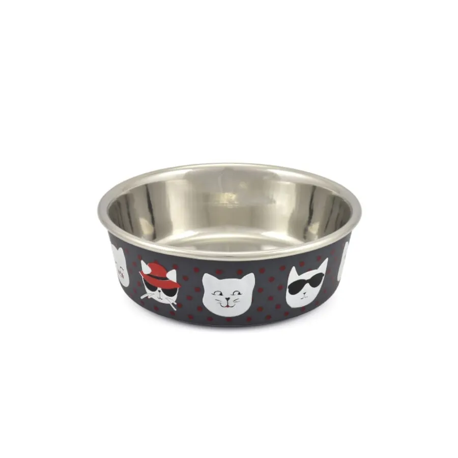 Outech Band Grey comedero o bebedero gris para gatos Clearance