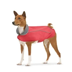 Outech Chubasquero rojo con capucha para perros Hot