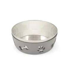 Outech Comedero de Acero Inoxidable Gris para perros Outlet