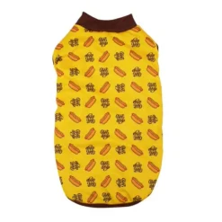 Outech Fleece Hot Dog Sudadera Amarilla para perros Best