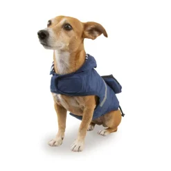 Outech Impermeable con Bolsillo Azul Marino para perros New