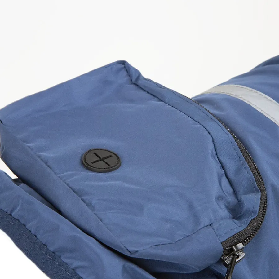 Outech Impermeable con Bolsillo Azul Marino para perros New