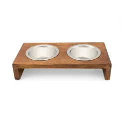 Outech Wood Combo Comedero Doble para perros New