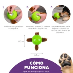 Outward Hound Snuffle n’ Treat Pelota Interactiva Portagolosinas para perros Online