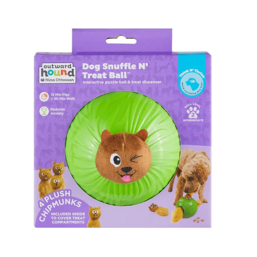 Outward Hound Snuffle n’ Treat Pelota Interactiva Portagolosinas para perros Online