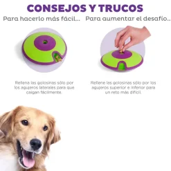 Outward Hound Treat Maze Disco Interactivo para perros