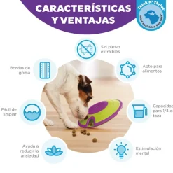 Outward Hound Treat Maze Disco Interactivo para perros