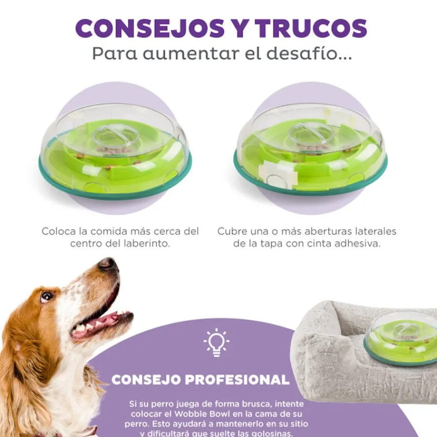 Outward Hound Wobble Bowl Juguete Interactivo Portagolosinas para perros Hot