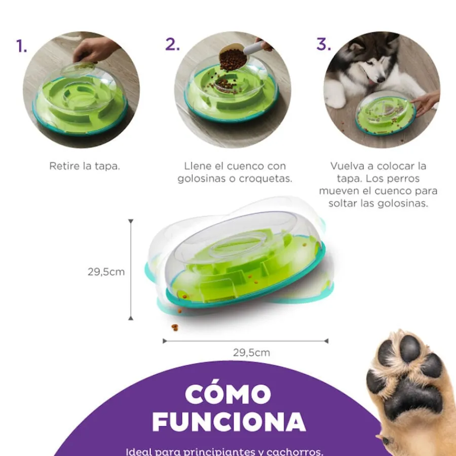 Outward Hound Wobble Bowl Juguete Interactivo Portagolosinas para perros Hot