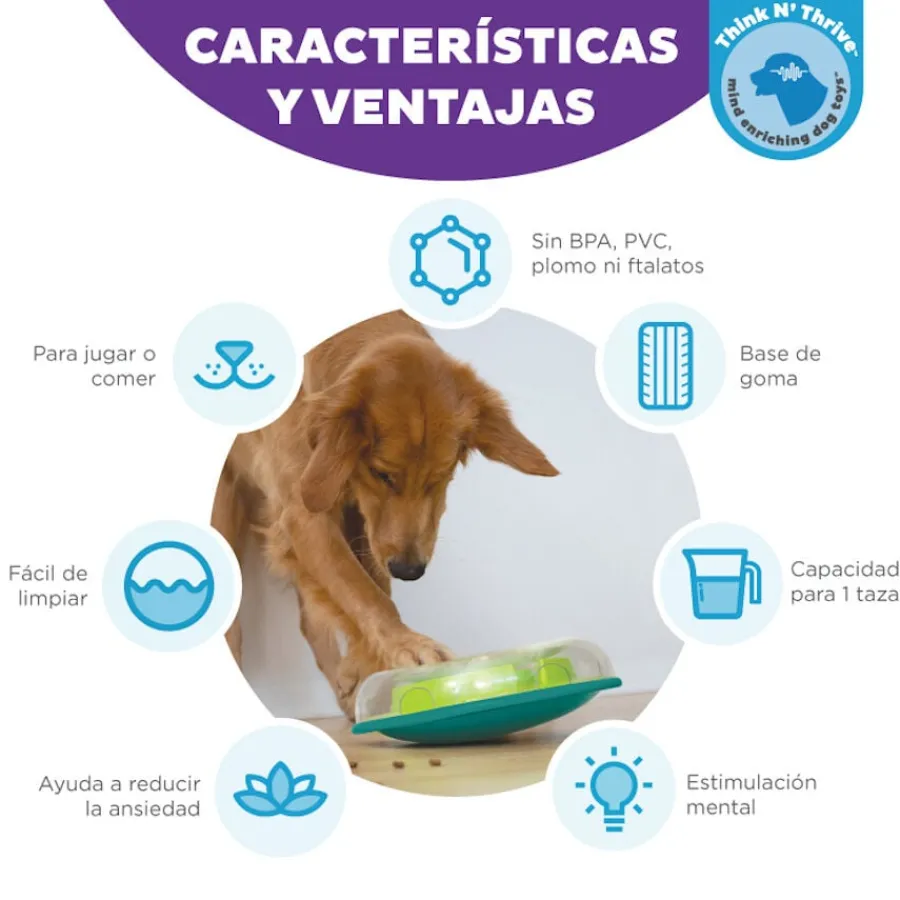 Outward Hound Wobble Bowl Juguete Interactivo Portagolosinas para perros Hot
