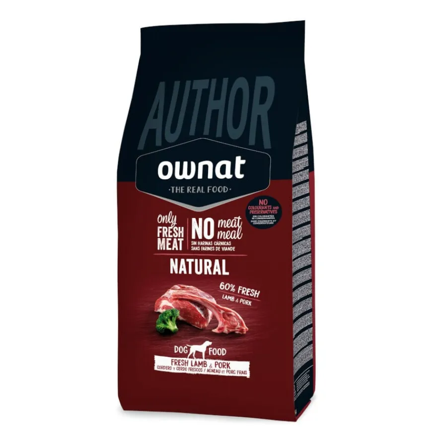 Ownat Author Natural Cordero Fresco y Cerdo pienso para perros Online